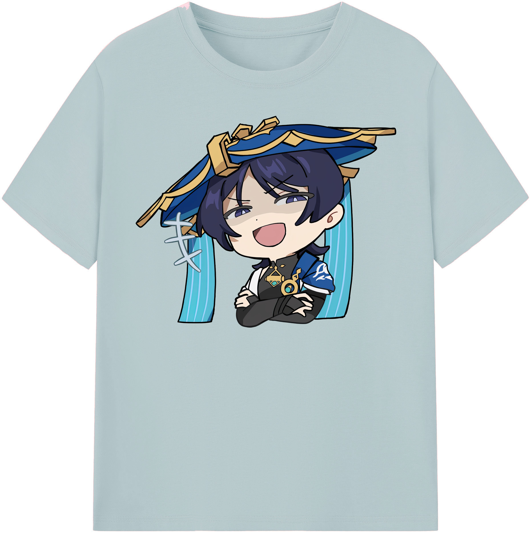 げんし神 さんペい genshin Sanpei 綿100％半袖Tシャツ（フロントプリント）